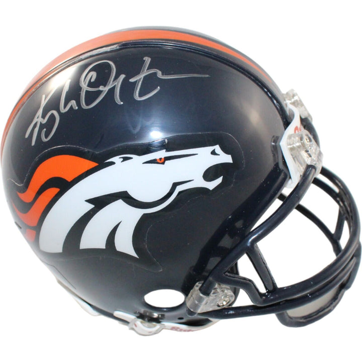Kyle Orton Signed Denver Broncos VSR4 Replica Mini Helmet AS IS Beckett 44192 Image 1