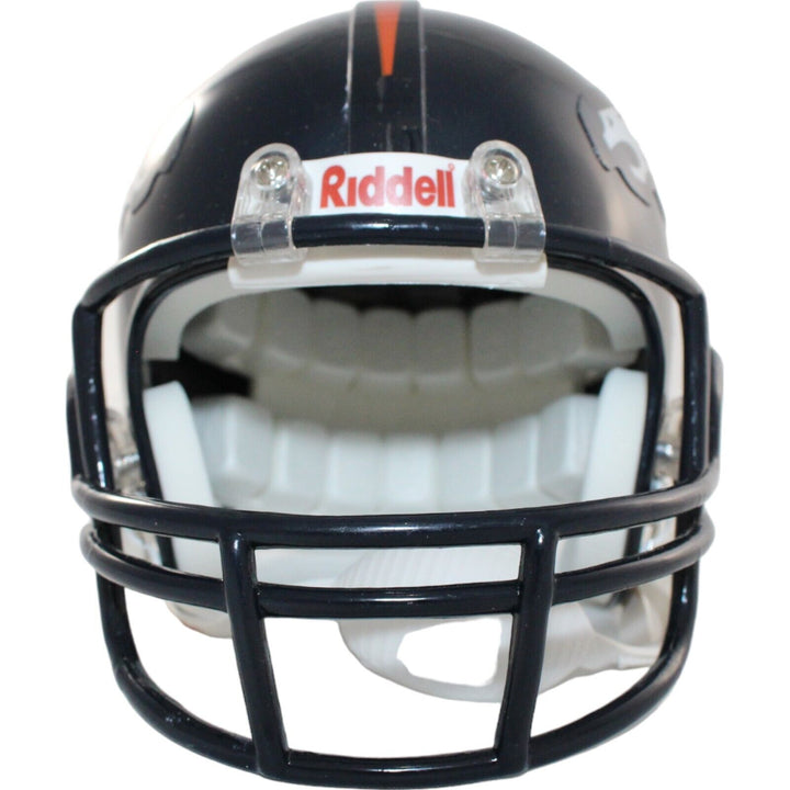 Kyle Orton Signed Denver Broncos VSR4 Replica Mini Helmet AS IS Beckett 44192 Image 5
