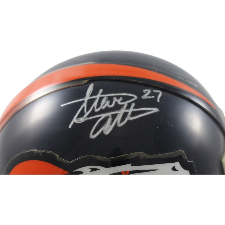 Steve Atwater Signed Denver Broncos VSR4 Replica Mini Helmet Beckett 44261 Image 2