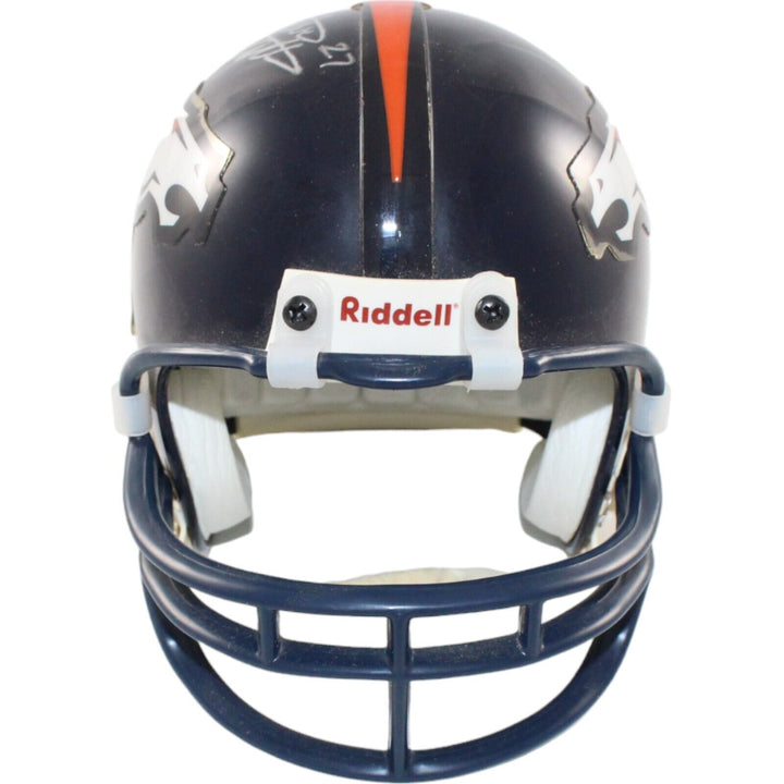 Steve Atwater Signed Denver Broncos VSR4 Replica Mini Helmet Beckett 44261 Image 4