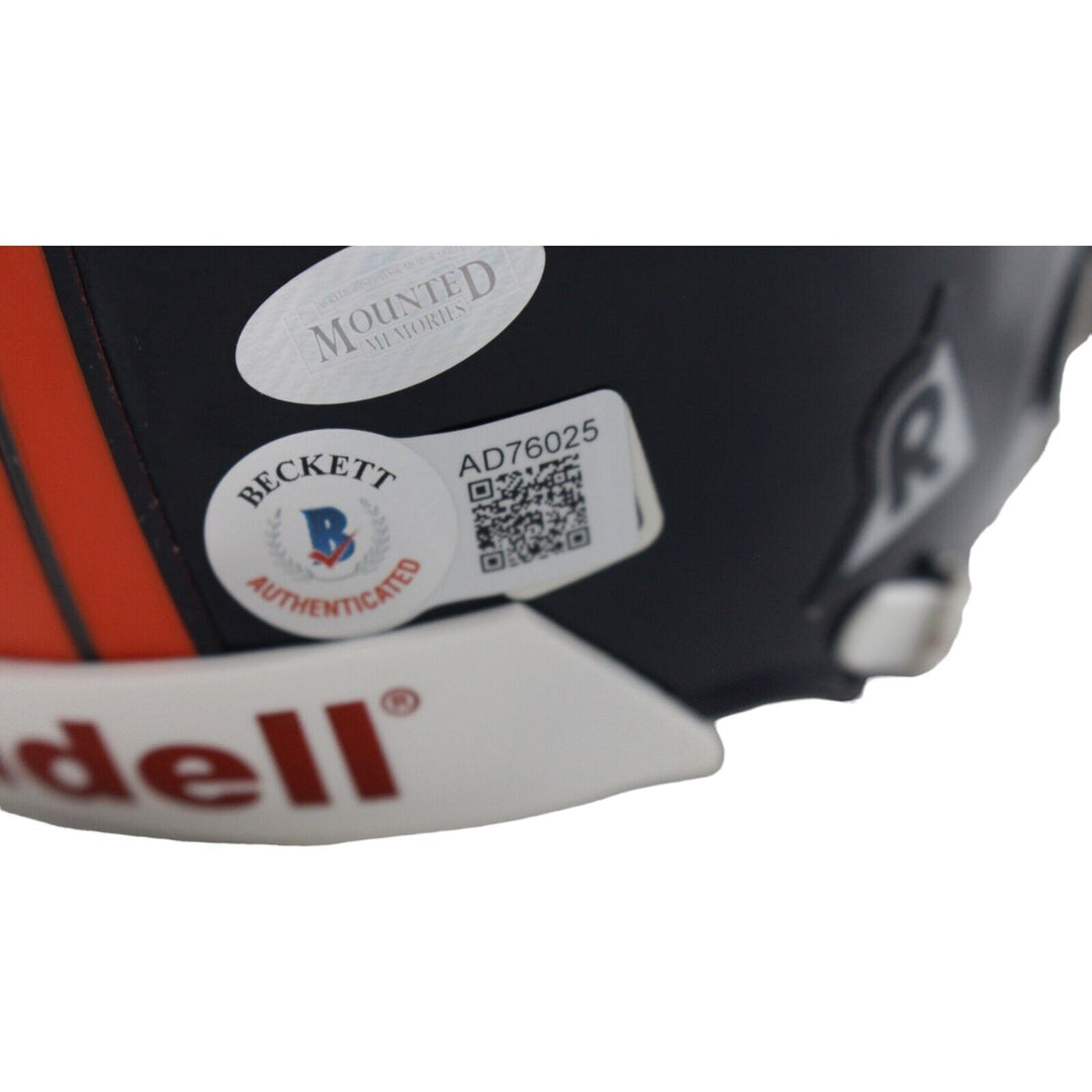 Clinton Portis Signed Denver Broncos VSR4 Authentic Mini Helmet BAS 44251 Image 3