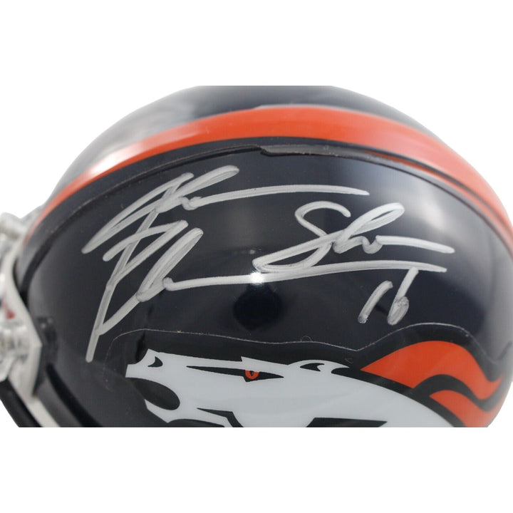Jake Plummer Signed Denver Broncos VSR4 Authentic Mini Helmet BAS 44245 Image 2