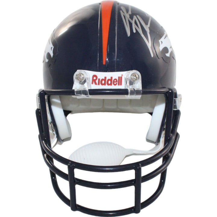 Jake Plummer Signed Denver Broncos VSR4 Authentic Mini Helmet BAS 44245 Image 4
