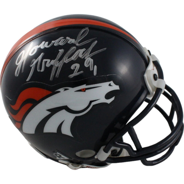 Howard Griffith Autographed Denver Broncos VSR4 Mini Helmet Beckett 44269 Image 1