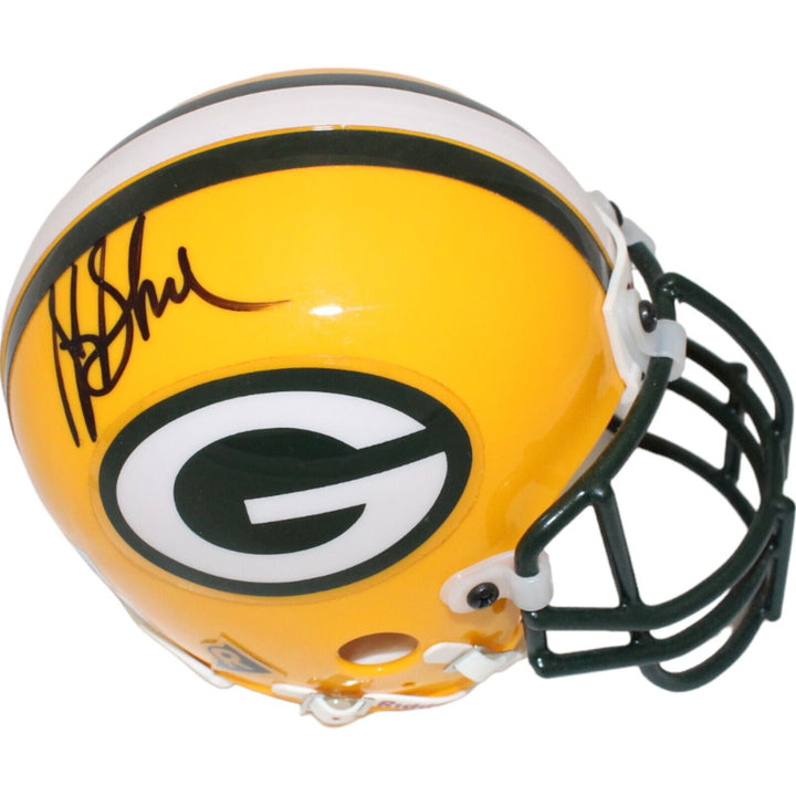 Sterling Sharpe Signed Green Bay Packers VSR4 Authentic Mini Helmet BAS 44185 Image 1