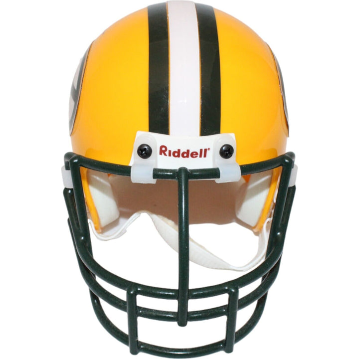 Sterling Sharpe Signed Green Bay Packers VSR4 Authentic Mini Helmet BAS 44185 Image 5