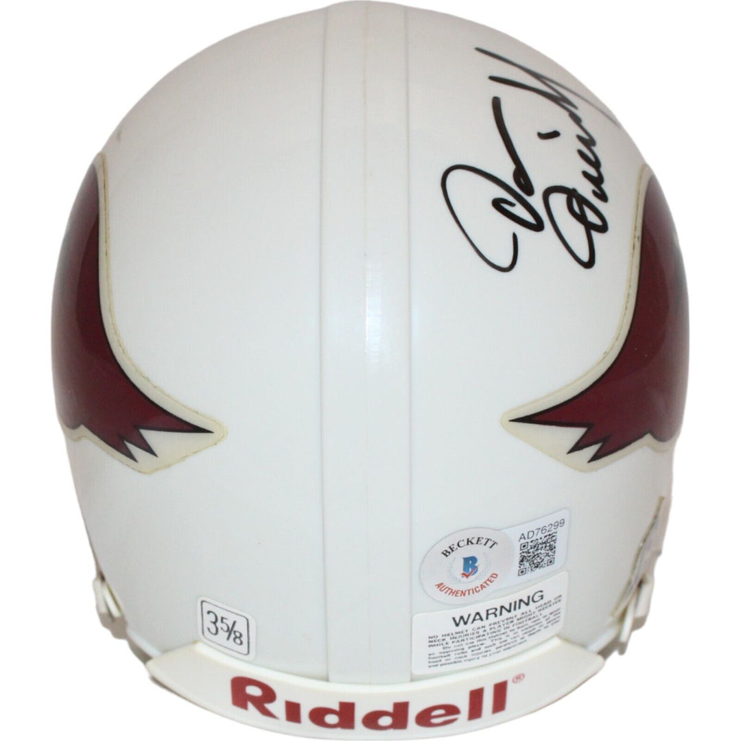 Dan Dierdorf Signed Arizona Cardinals VSR4 Replica Mini Helmet Beckett 44178 Image 4