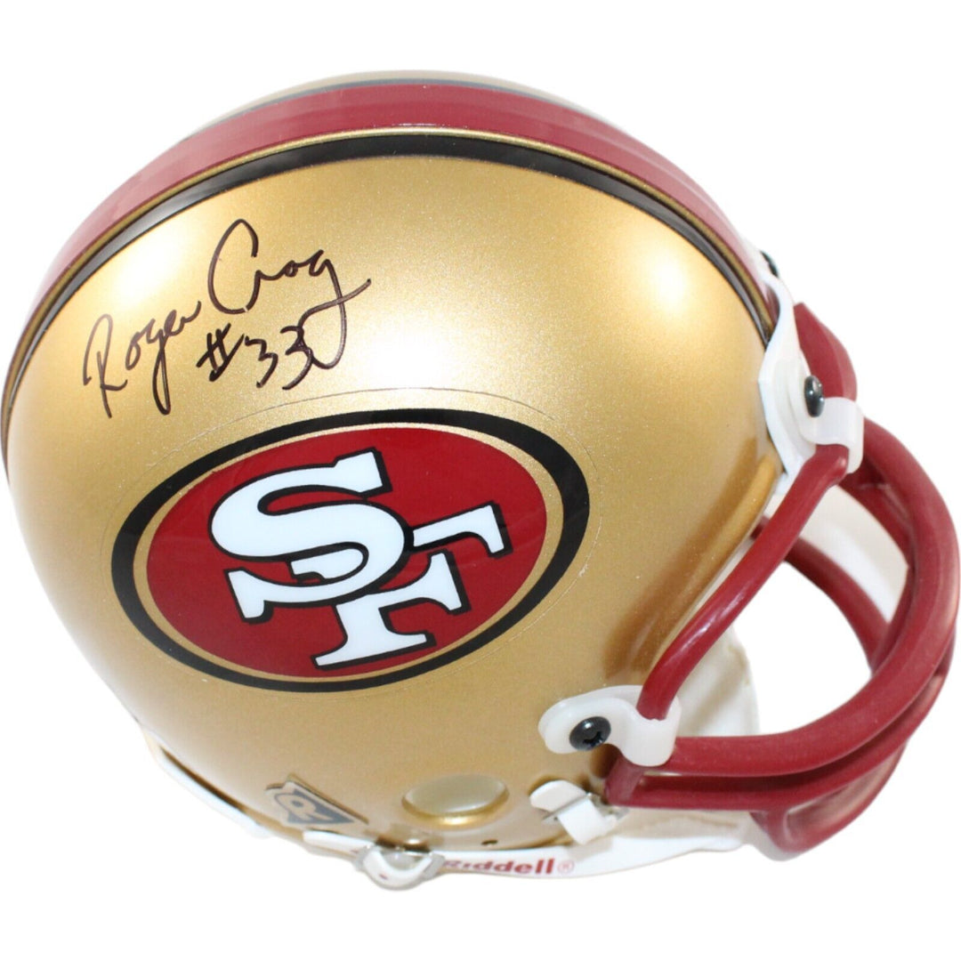 Roger Craig Signed San Francisco 49ers VSR4 TB Replica Mini Helmet BAS 44268 Image 1