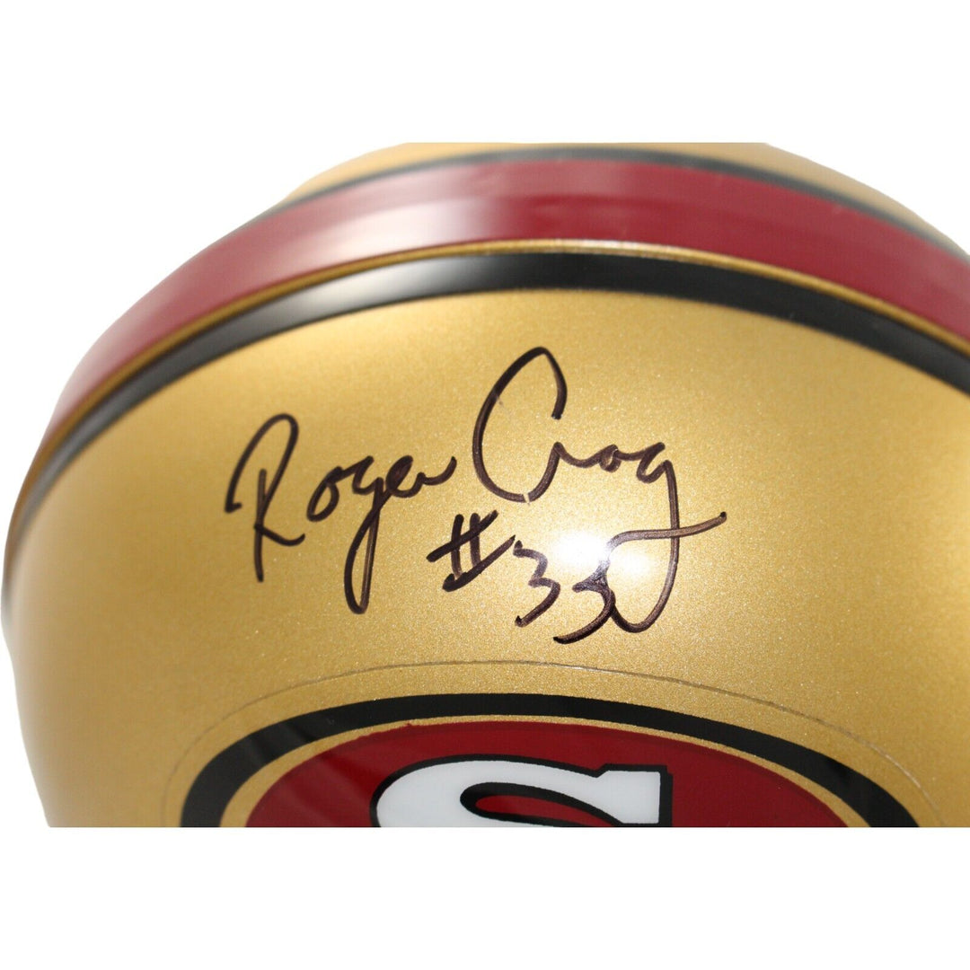 Roger Craig Signed San Francisco 49ers VSR4 TB Replica Mini Helmet BAS 44268 Image 2