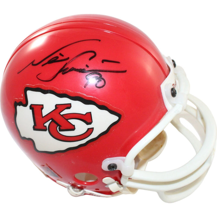 Neil Smith Signed Kansas City Chiefs VSR4 Replica Mini Helmet Beckett 44211 Image 1