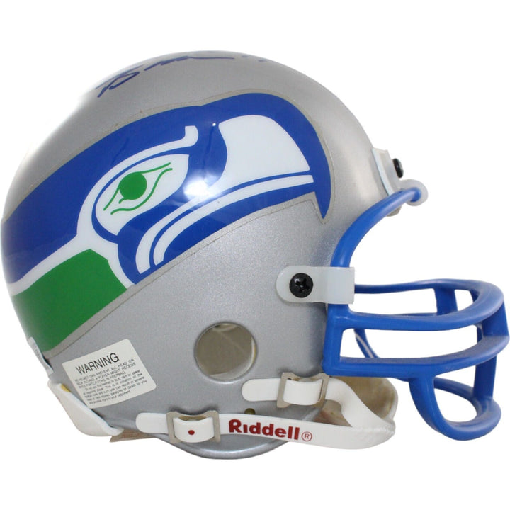 Chad Brown Signed Seattle Seahawks VSR4 Replica Mini Helmet Beckett 44215 Image 2