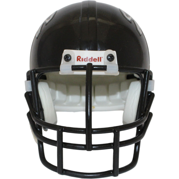 Chris Chandler Signed Atlanta Falcons VSR4 TB Authentic Mini Helmet BAS 44168 Image 2