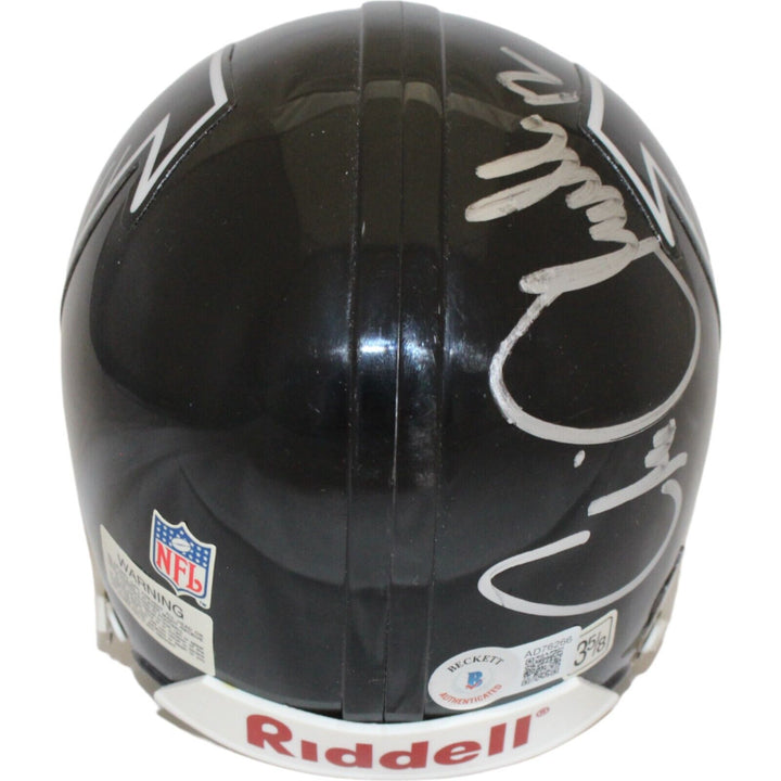 Chris Chandler Signed Atlanta Falcons VSR4 TB Authentic Mini Helmet BAS 44168 Image 3