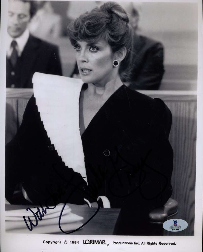 Linda Gray Dallas Bas Beckett Authentic Signed 8x10 Photo Autograph Image 1