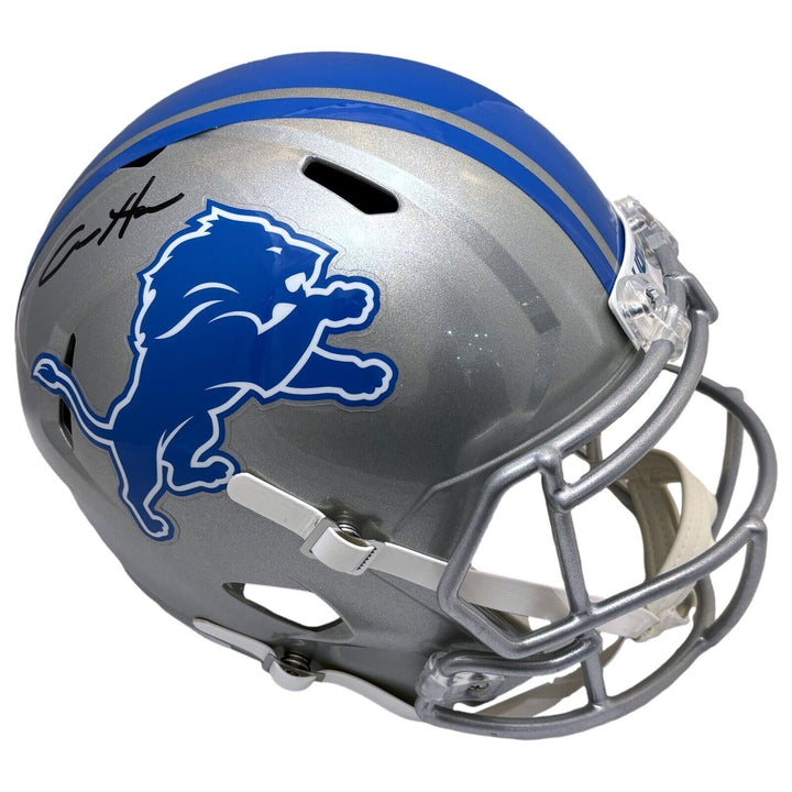 Aidan Hutchinson Autographed Detroit Lions Full Size Speed Helmet BAS Signed Image 4