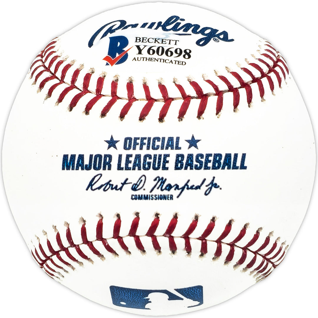 Ronald Acuna Jr. Autographed MLB Baseball Braves Full Name Beckett #Y60698 Image 4