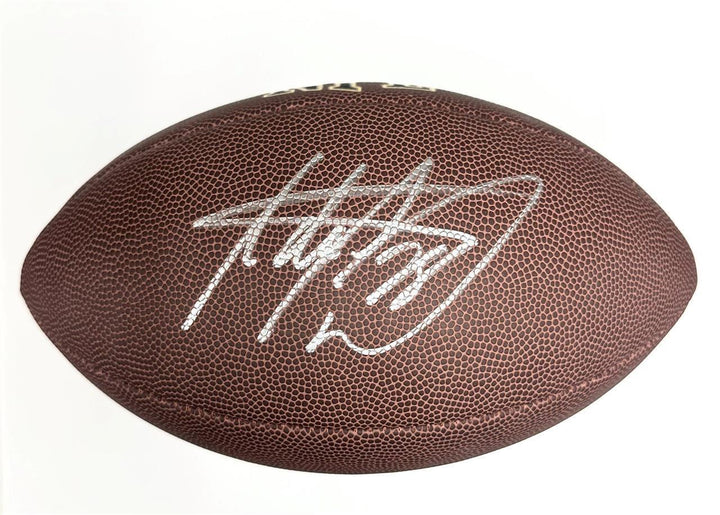 Adrian Peterson signed Replica NFL Football Vikings autograph (A)  Beckett BAS Image 1