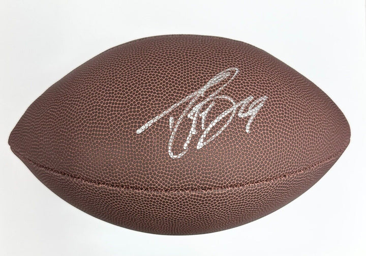 Drew Brees autograph signed NFL Replica Football Saints  Beckett BAS Holo Image 1
