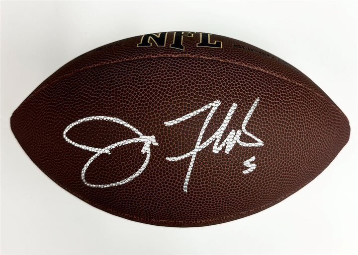 Joe Flacco signed Replica NFL Football Ravens autograph  Beckett BAS Image 1