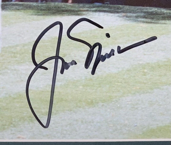 Jack Nicklaus Signed Framed 11x14 PGA Golf Photo BAS BH78980 Image 2