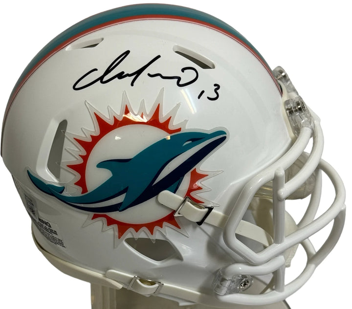 Dan Marino Autographed Miami Dolphins Speed Mini Helmet (Beckett) Image 1