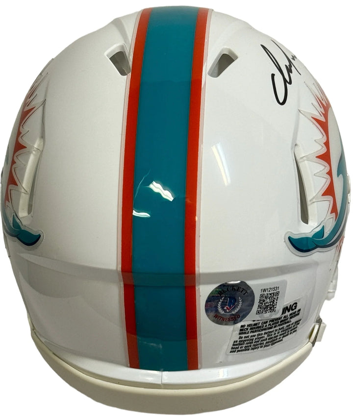 Dan Marino Autographed Miami Dolphins Speed Mini Helmet (Beckett) Image 2