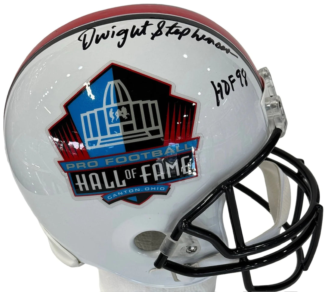 Dwight Stephenson Autographed Hall of Fame Helmet (JSA) Image 1