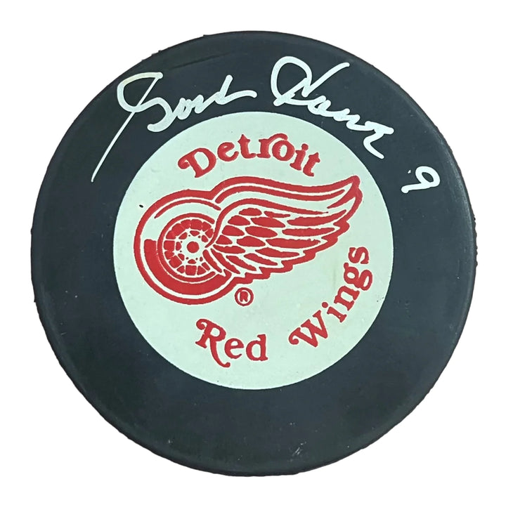 Gordie Howe Autographed Detroit Red Wings Hockey Puck (JSA) Image 1
