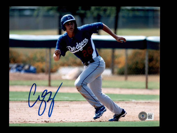 Corey Seager BAS Beckett Signed  8x10 Photograph Autograph Dodgers Image 1