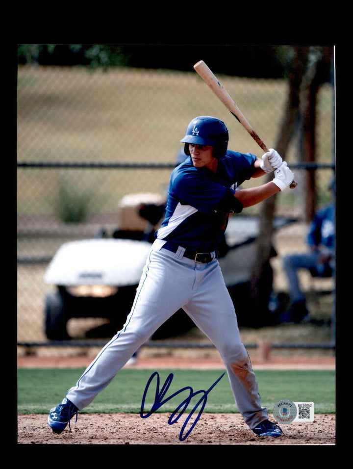 Corey Seager BAS Beckett Signed  8x10 Photo Autograph Dodgers Image 1