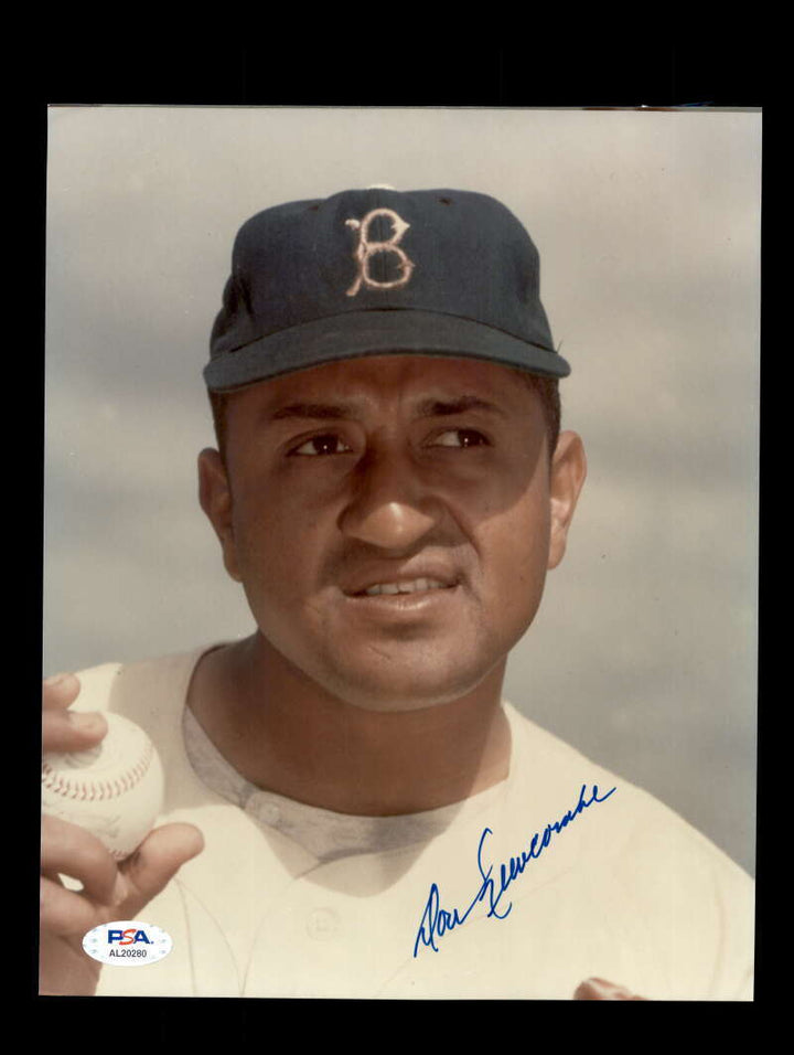 Don Newcombe PSA DNA Signed  8x10 Photo Autograph Dodgers Image 1