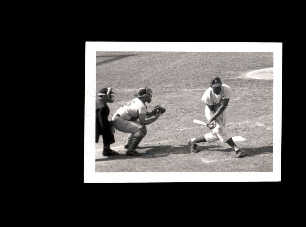 John Roseboro JSA Signed Vintage 3x5 1950`s Los Angeles Dodgers Original Photo  Image 1