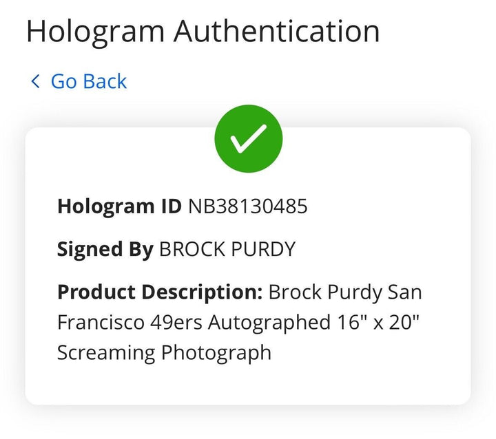 Brock Purdy Signed 16x20 Framed Scream Photo SF 49ers Mint Autograph Fanatics Image 5