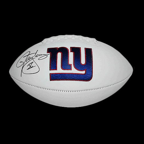 Lawrence Taylor Signed New York Giants Logo Football (JSA) Image 1