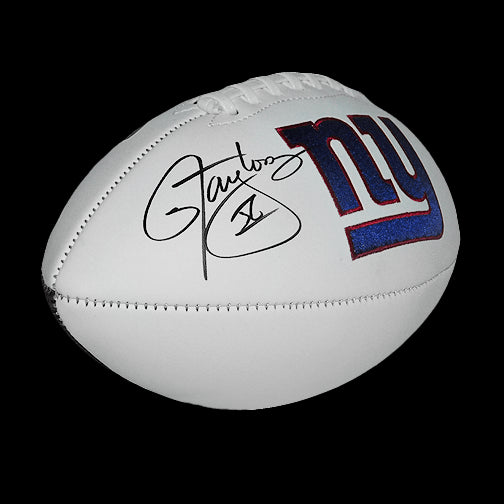 Lawrence Taylor Signed New York Giants Logo Football (JSA) Image 2