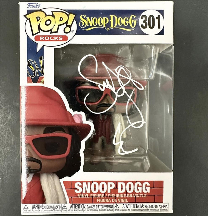 Snoop Dogg signed Funko Pop! #301 figure Full Autograph  Beckett BAS Image 1