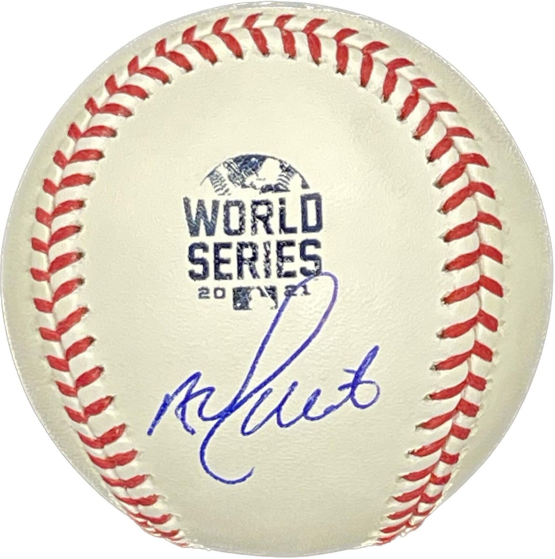 A.J Minter signed baseball PSA/DNA autographed Atlanta Braves Image 1