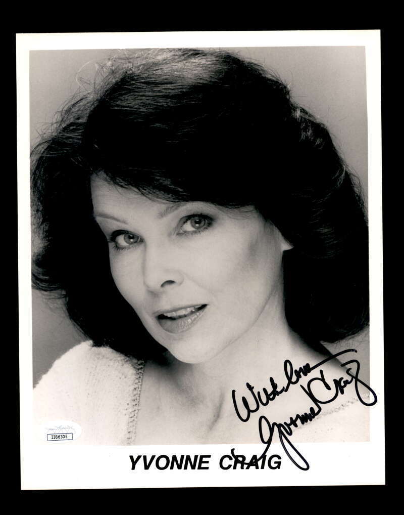 Yvonne Craig JSA Coa Signed 8x10 Photo Certified Autograph Image 1