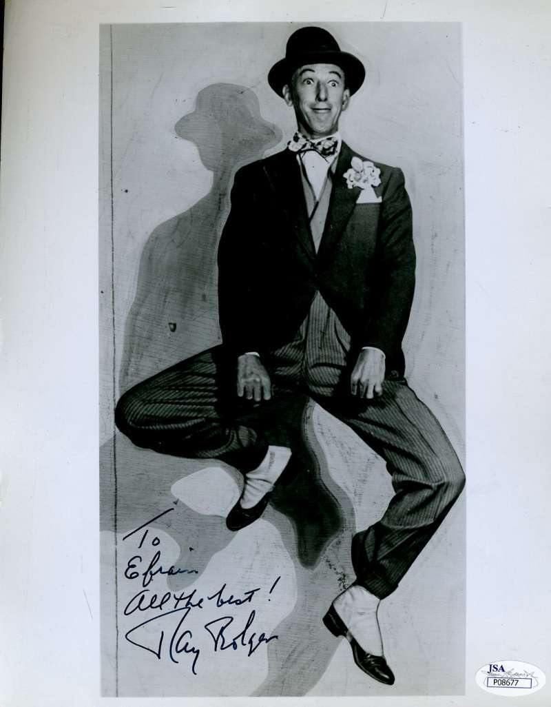Ray Bolger Jsa Signed 8x10 Photo Authenticated Autograph Image 1