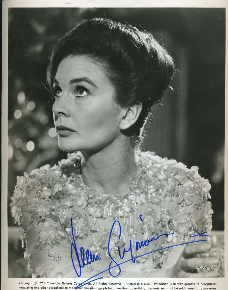 Jean Simmons Psa/dna Signed 8x10 Photo Authenticated Autograph Image 1