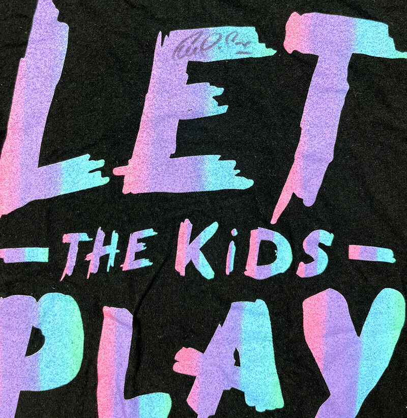 Carlos Correa Signed Autographed Game Used Let The Kids Play T-Shirt PSA Image 2