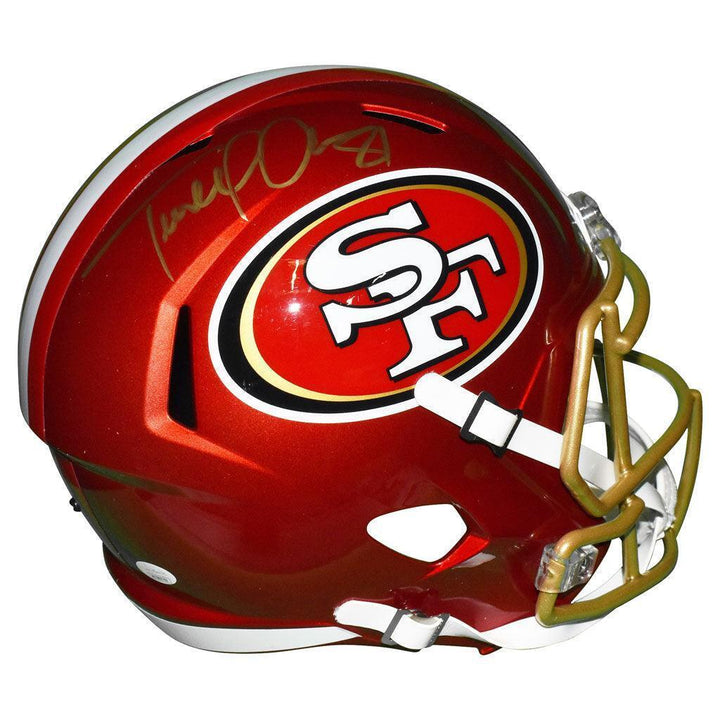 Terrell Owens Signed San Francisco 49ers Flash Speed Full-Size Replica Football Image 1