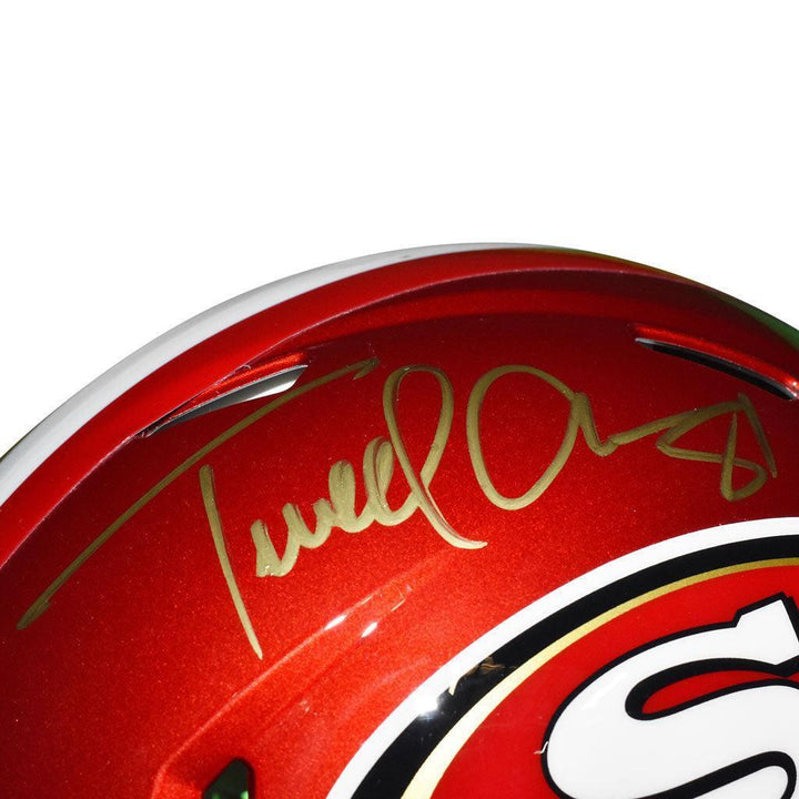 Terrell Owens Signed San Francisco 49ers Flash Speed Full-Size Replica Football Image 2