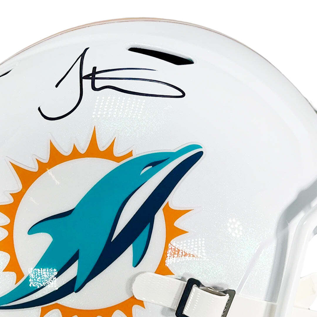 Tyreek Hill Signed Miami Dolphins Speed Full-Size Replica Football Helmet (Becke Image 3