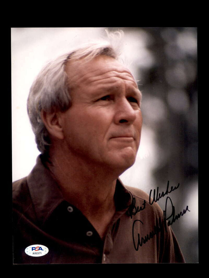 Arnold Palmer JSA Coa Signed 8x10 Photo Autograph Image 1