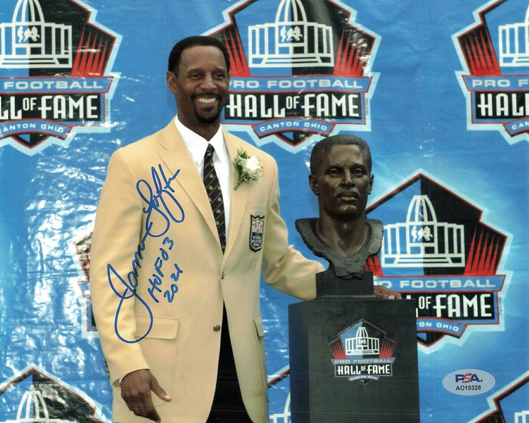 JAMES LOFTON signed 8x10 photo PSA/DNA Green Bay Packers Autographed Image 1