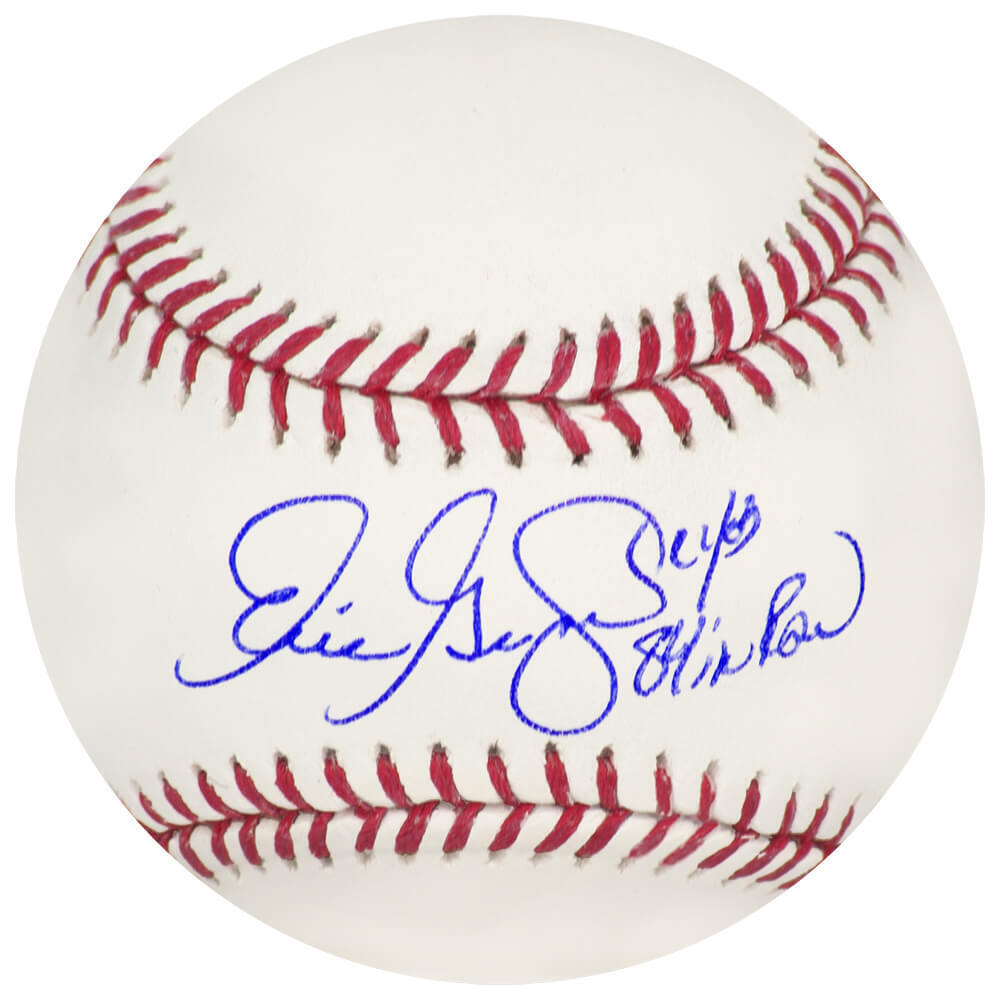 Eric Gagne Signed Rawlings Official MLB Baseball w/81 In A Row, CY -SCHWARTZ COA Image 1