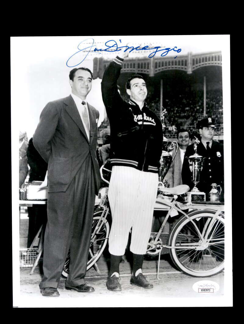 Joe Dimaggio JSA Coa Signed  8x10 Photo  Autograph Yankees Image 1
