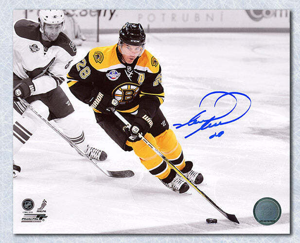 Mark Recchi Boston Bruins Autographed Spotlight 8x10 Photo Image 1