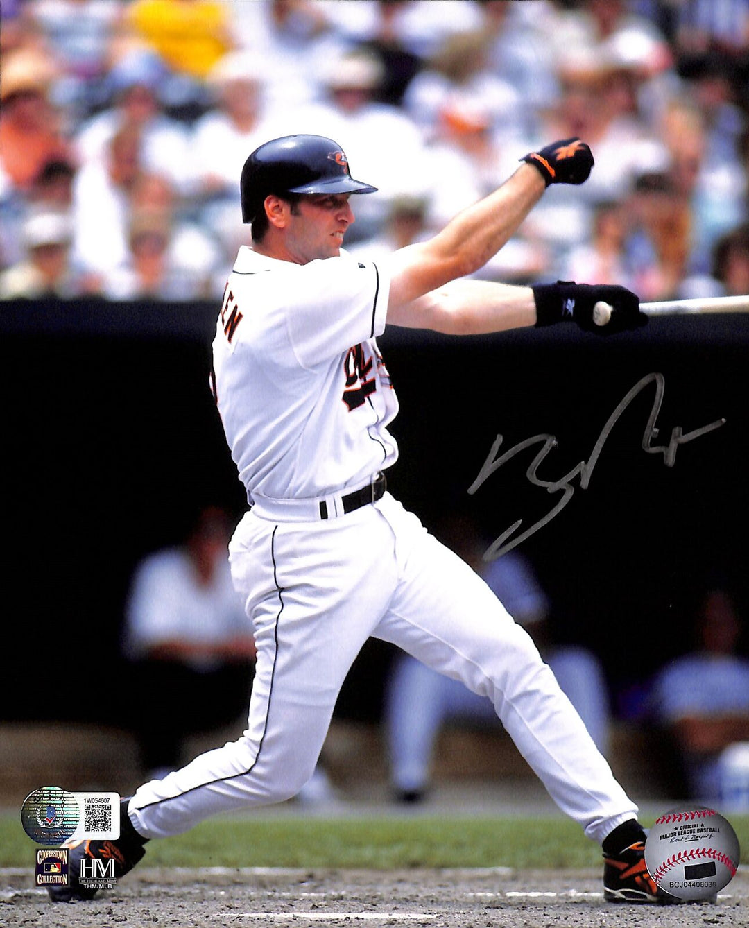 Billy Ripken Autographed Baltimore Orioles 8x10 Photo Beckett 44505 Image 1